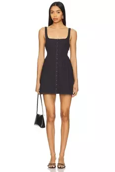 Мини-платье Oxford Astrid от Free People, black