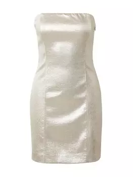 Мини платье PATRIZIA PEPE Dress, серебряный