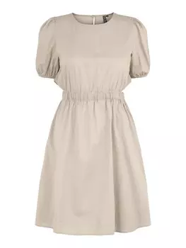 Мини платье PIECES Dress, темно-бежевый