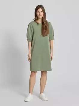 Мини-платье прямого кроя из модальной смеси s.Oliver RED LABEL, хаки