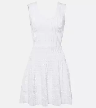 Мини-платье «пуантелле» Alaa, белый