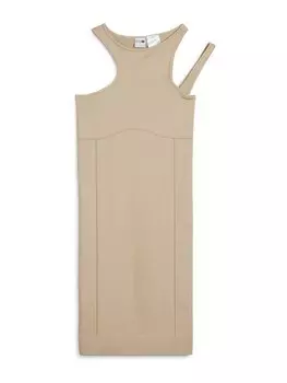 Мини платье PUMA Dress DARE TO MUTED MOTION, бежевый