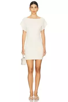 Мини-платье Rebecca, bone