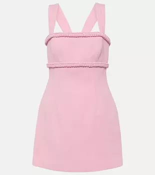 Мини-платье rochelle из крепа Rebecca Vallance, розовый