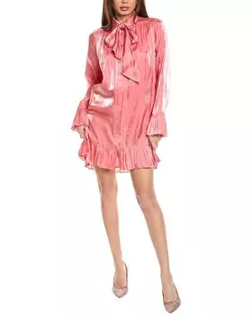 Мини-платье-рубашка Cinq Sept Iva, розовый