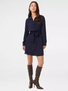 Мини-платье-рубашка sherri Forever New, темно-синий