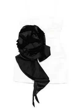 Мини-платье с эффектом спирали Aje, нейтральный цвет