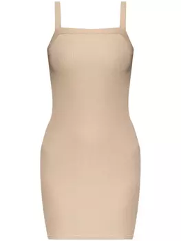 Мини-платье с аппликацией от Alexander Wang, нейтральный