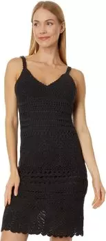 Мини-платье с бриллиантами крючком Lucky Brand, цвет Raven