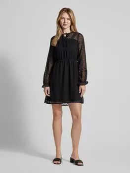 Мини-платье с длинными рукавами «LEAH» Vero Moda, черный