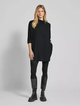 Мини-платье с фактурным узором Apricot, черный