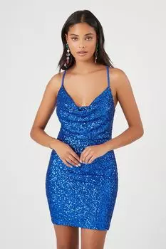 Мини-платье с капюшоном и пайетками Forever 21