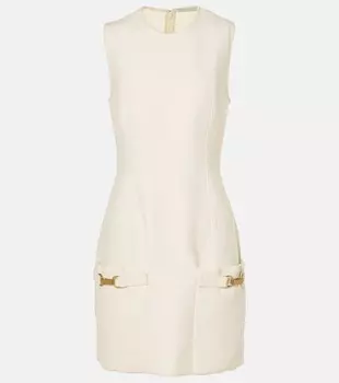 Мини-платье с круглым вырезом Stella Mccartney, кремовый