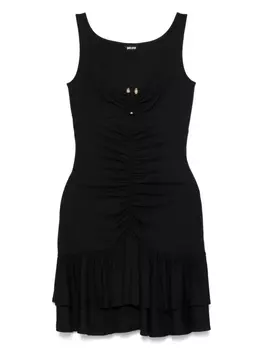 Мини-платье с оборками Just Cavalli, черный