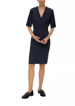 Мини-платье S.Oliver BLACK LABEL, длина мини, синий