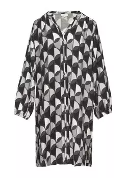 Мини платье s.Oliver Dress, цвет anthracite/light grey/dark grey