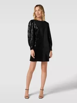 Мини-платье с отделкой пайетками Jake*s Collection, черный