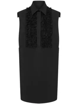 Мини-платье с открытой спиной Moschino, черный