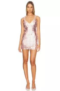 Мини-Платье с пайетками gilles Lovers And Friends, розовый