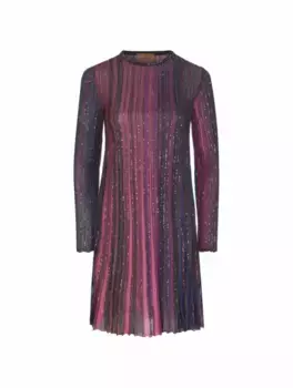 Мини-платье с пайетками Missoni, мультиколор