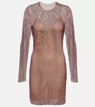 Мини-платье с пайетками STELLA MCCARTNEY, розовый