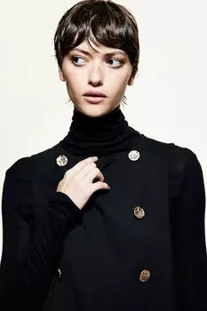 Мини-Платье с пуговицами H&M, черный