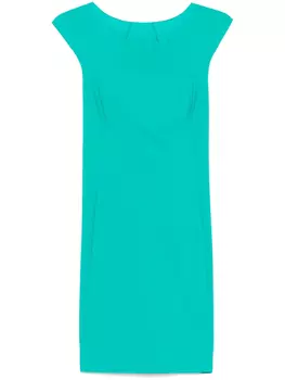 Мини-платье с рукавами-крылышками Patrizia Pepe, зеленый