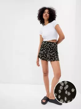 Мини-Платье с узором Gap, черный