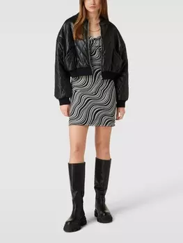 Мини-платье с узором по всей поверхности Review, молочный