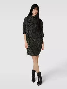 Мини-платье с водолазкой Apricot, хаки