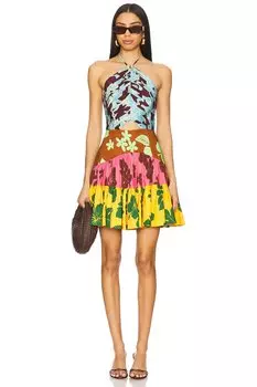 Мини-платье с вставками Poppy от Alemais, multi