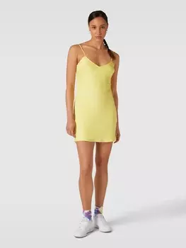 Мини-платье с вырезом в форме сердца Review, неоновый желтый