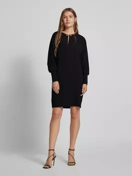 Мини-платье с вырезом-замочной скважиной, модель 'ASTI' Max Mara Studio, черный