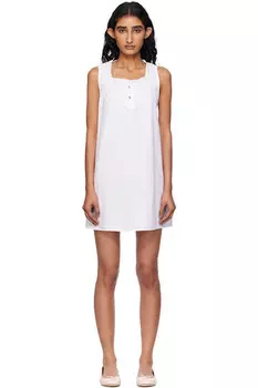 Мини-платье с вышивкой Fruity Booty, белый