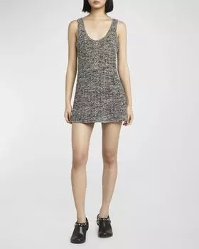 Мини-платье с застежкой-борцовкой и пуговицами спереди Stella McCartney, цвет Multicolor