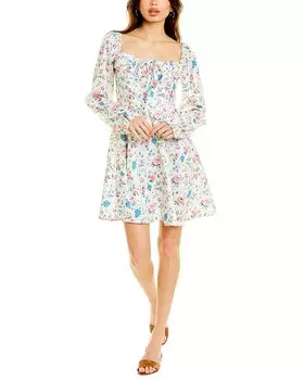 Мини-платье с завязками спереди для моих возлюбленных To My Lovers, белый