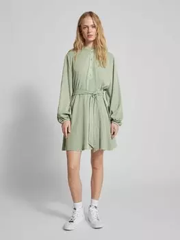 Мини-платье с завязывающимся поясом Jake*s Casual, оливковый