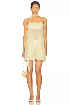 Мини-платье Sahar Ser.O.Ya, pastel yellow