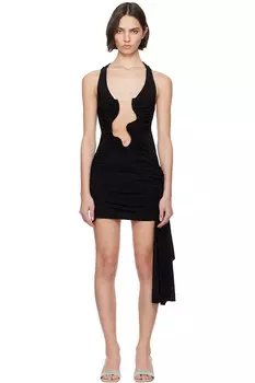 Мини-платье Salacia с драпировкой Christopher Esber, черный