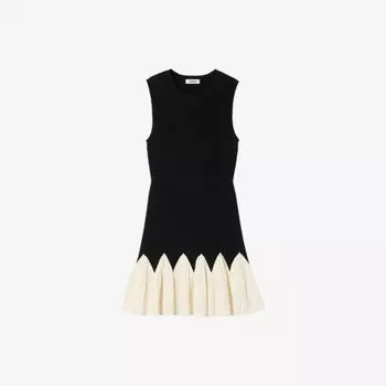 Мини-платье Sandro без рукавов из эластичного трикотажа, мультиколор
