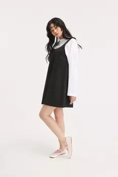 Мини-Платье-Сарафан Monki, черный