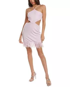 Мини-платье Saylor Ketanji, розовый