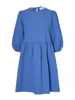 Мини платье SELECTED FEMME Dress SLFANNE, синий