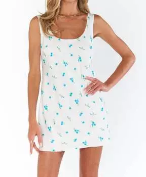Мини-платье Serenade в цвете Bluebell Ditsy Show Me Your Mumu