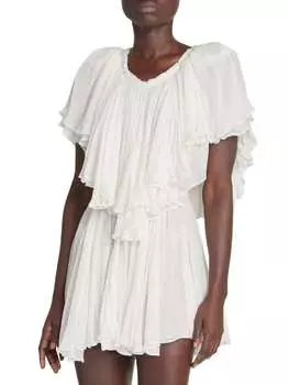 Мини - Платье Шелковое Isabel Marant Amelie EThereal, белый