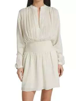 Мини - Платье Шифоновое Rag &amp; Bone Calista, light dove