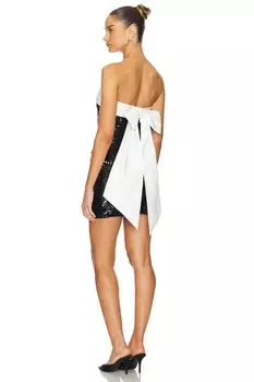 Мини-Платье sibella Alice + Olivia, черный