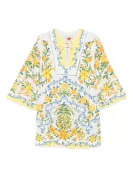 Мини-платье «Сицилия» FARM Rio, белый