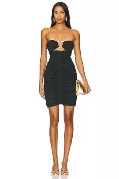 Мини-Платье со сборками Area, зеленый