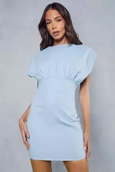 Мини-платье со сборками MISSPAP, синий